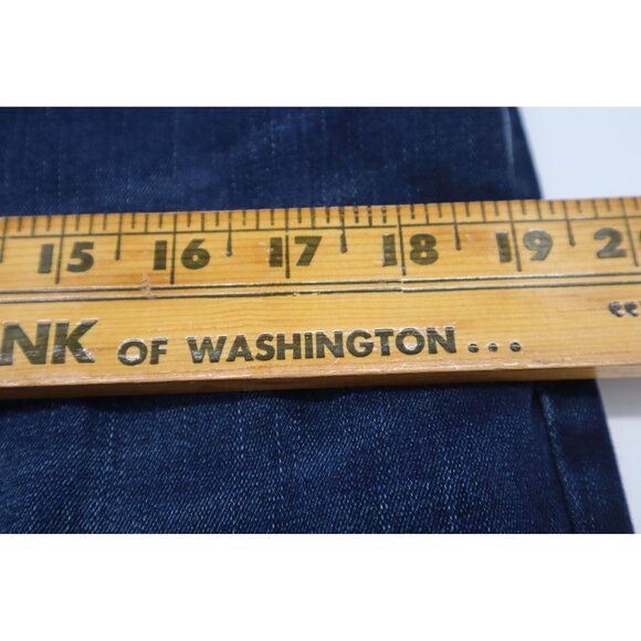 Levis 529 Bootcut Jeans Upcycled Reworked Boho Hipie Flared Size 16 Wide Legs - Picture 11 of 16